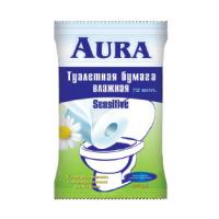 Влажная туалетная бумага Aura 20 шт