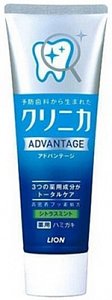 LION Зубная паста комплексного действия "Clinica Advantage Citrus mint" со вкусом цитруса и мяты 130 г (туба)