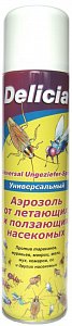 Delicia Универсальный аэрозоль от любых летающих и ползающих насекомых 400 мл