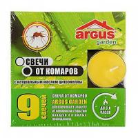 Argus Garden Свечи от комаров с натуральным маслом цитронеллы 9 шт
