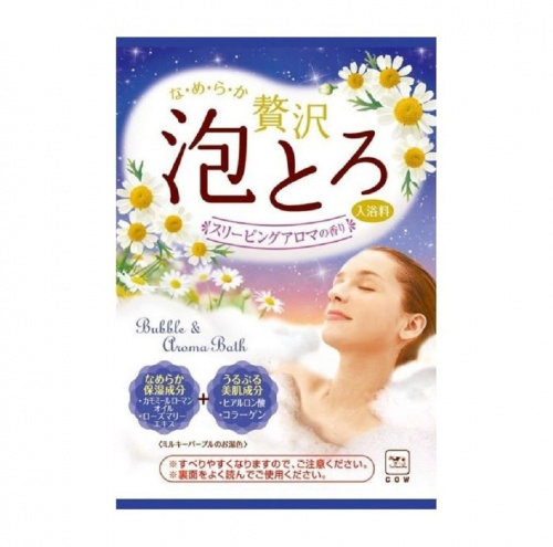 COW Babble & Aroma Bath Пенящаяся соль для ванны «Травы» ароматическая с коллагеном и гиалуроновой кислотой 30 г