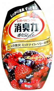 ST Ароматизатор для дома жидкий Shoushuuriki , Япония, c ароматом сладких ягод, 400 мл