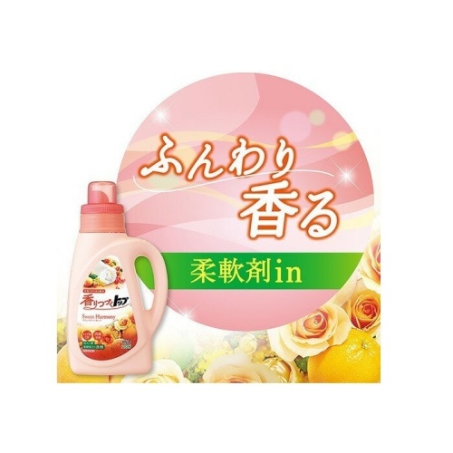 307877 LION Жидкое средство для стирки белья "Top" («Сладкая гармония» / длительный аромат) бутылка 850 г / 9