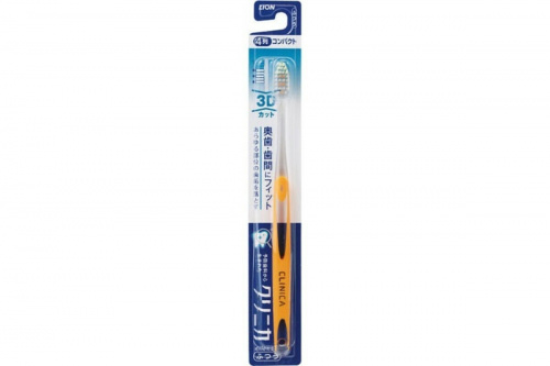 Зубная щетка Lion Clinica Brush 3D cut с многоуровневыми щетинками, средней жесткости