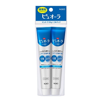 KAO Зубная паста комплексного действия "PureOra" (свежая мята) 30 г х 2 шт.