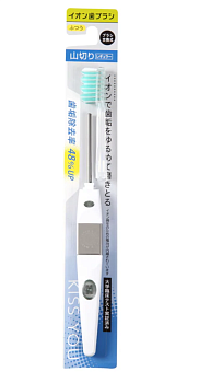 Hukuba Dental Ионная зубная щётка КЛАССИЧЕСКАЯ с КОСЫМ срезом (Средней жёсткости) ручка + 1 головка