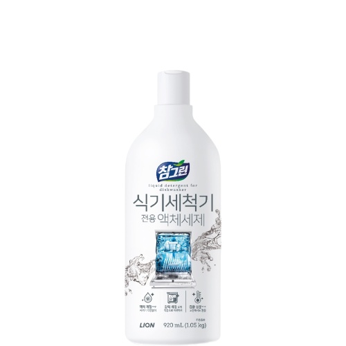 Lion (Korea) Гель "Charmgreen" для посудомоечной машины цитрусовый аромат (с ферментами и лимонной кислотой) 920 мл