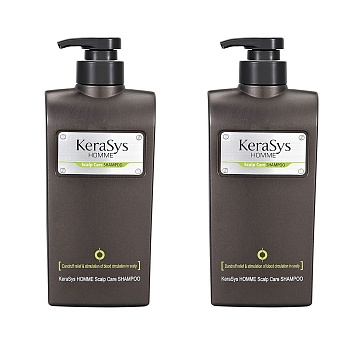НАБОР Kerasys (Aekyung) Шампунь для лечения кожи головы, для мужчин, 550 мл 2шт