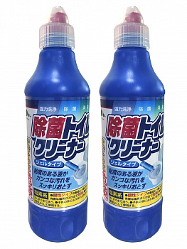 Набор Mitsuei Чистящее средство для туалета (с хлором) 0,5 л, комплект из 2 штук