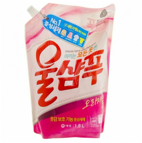 Kerasys (Aekyung) Жидкий средство для стирки деликатных тканей Вул Шампу оригинальный 1800 мл