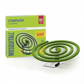 Mosquitall Спирали от комаров Универсальная защита 10 штч