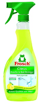 Frosch Очиститель для ванны и душа лимон 500 мл
