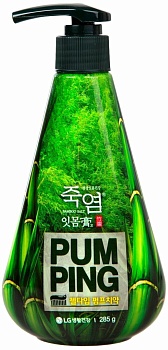 Perioe Зубная паста Pumping Bamboo Salt Gum Care, с бамбуковой солью, для профилактики проблем с деснами, 285 г
