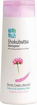 Lion Shokubutsu Крем-гель для душа Chinese Milk Vetch (Молочные протеины), 200 мл
