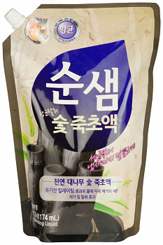 Kerasys (Aekyung) Средство для мытья посуды СУНСЭМ Бамбуковый уголь 1,2 кг