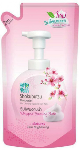 Гель-пена для душа густая Сакура Thai Shokubutsu, Lion 450 мл