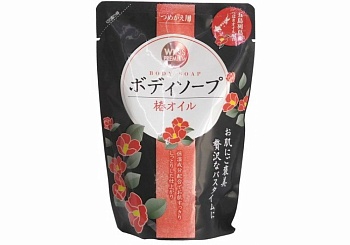Nihon Detergent Крем-мыло для тела с маслом камелии Wins Camellia oil body soap 400 мл