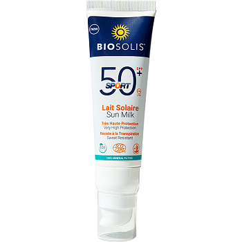 BIOSOLIS Молочко солнцезащитное для лица и тела SPF50+ SPORT 50 мл
