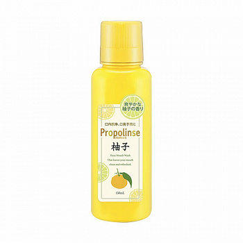 PIERAS Ополаскиватель полости рта «Propolinse Yuzu» (разрушающий и окрашивающий налёт, спиртовой, вкус «Юдзу») 150 мл
