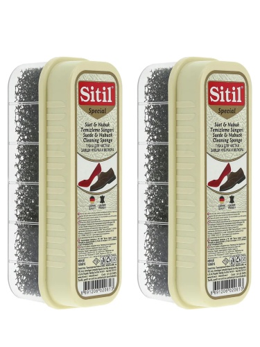 Набор Губка для чистки замши, нубука и велюра Sitil Suede&Nubuck Cleaning Sponge 2шт