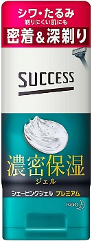 KAO Суперувлажняющий гель для бритья «Идеальное скольжение 40+» для бритв с 3-5 лезвиями (с ментолом) 180 г