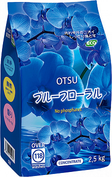 OTSU Концентрированный стиральный порошок с ароматом "ЦВЕТОЧНЫЙ САД" 2,5 кг м/у (118стирок)