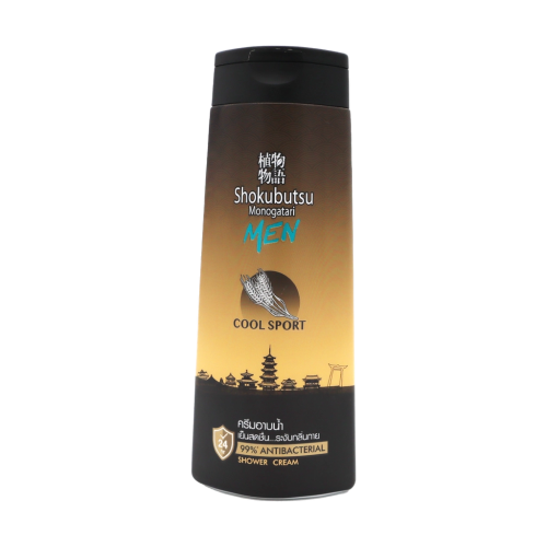 Lion Крем-гель для душа Shokubutsu "Cool Sport" освежающий 200 мл