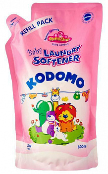 LION "Кодомо" Кондиционер для белья для детских вещей 800 мл