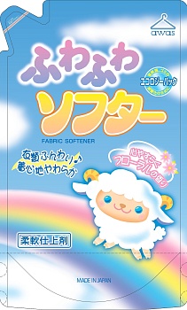 Rocket Soap Концентрированный кондиционер "Fuwa fuwa Softa" для белья (цветочный аромат) 1500 мл