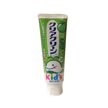 KAO Детская зубная паста "Clear Clean Kid’s" со вкусом дыни (от 3 лет) 70 г