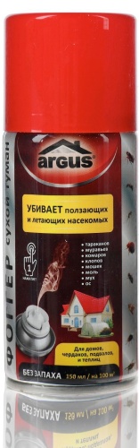 Средство от насекомых ARGUS Фоггер Сухой Туман, 150 мл