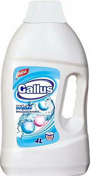 Gallus Гель для стирки белья для белых тканей White 4л