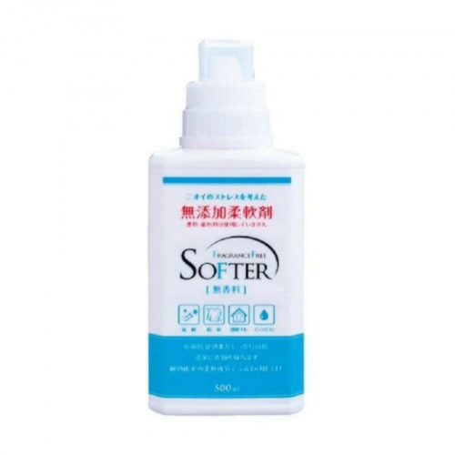 Kaneyo Смягчающий кондиционер для белья "Fragrance Free Softer" (без аромата) флакон 500 мл