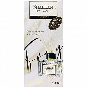 ST Shaldan Fragrance Освежитель воздуха с ротанговыми палочками Хлопок и амбра 80 мл