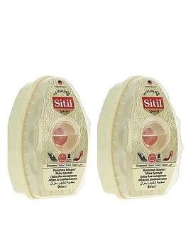 Набор Self Shining, бесцветный, губка с дозатором для полировки обуви из гладкой кожи, Sitil Цвет: бесцветный; 2шт