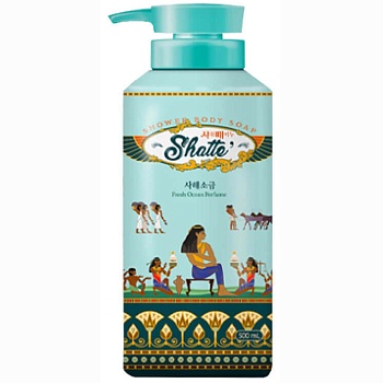 Mukunghwa Гель-эксфолиант для душа с солью мертвого моря 500мл / MUKUNGHWA shower body soap Dead Sea Salt With Fresh Ocean Perfume 500 мл