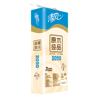 Gold Hond Ye Paper Особомягкая туалетная бумага "Breeze vigin wood" (трёхслойная, с гладкой поверхностью) 23 м х 10 рулонов