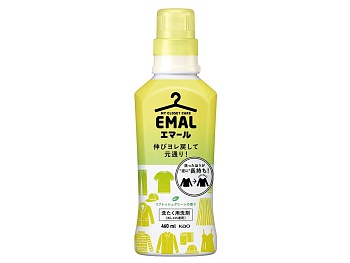KAO Жидкое средство "Emal" для стирки деликатных тканей (аромат свежей зелени) 460 мл, флакон