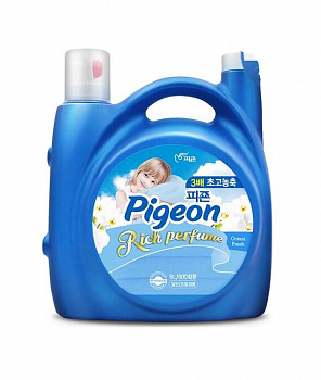 Pigeon Кондиционер для белья Rich Perfume  парфюмированный концентрат, с ароматом Океанский бриз, 6 л