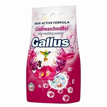 Gallus Стиральный порошок для стирки цветных тканей Color 9,1 кг.