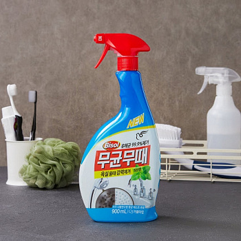 Pigeon Bisol for Bathroom Антибактериальное чистящее средство для ванной комнаты с ароматом свежих трав 500 мл