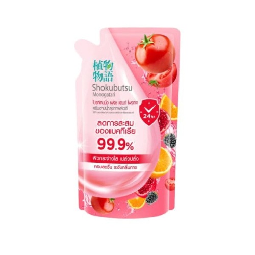 LION "Shokubutsu" Крем-гель для душа "Brightening Fresh and Protect" 400 мл