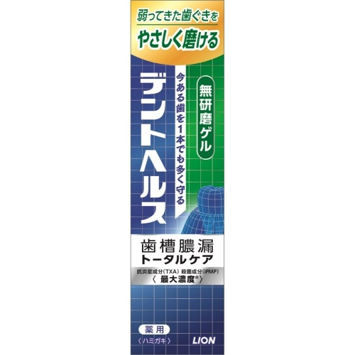 Lion Зубная паста Dent Health гелевая, для профилактики опущения, кровоточивости десен и неприятного запаха изо рта 28 г