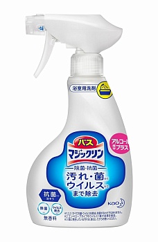 KAO Жидкость чистящая "Magiсclean" для ванны (предотвращающая образование розовой плесени, с мощным антибактериальным эффектом, без аромата) 380 мл