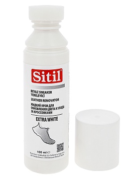 Sitil Leather Renovator жидкий крем для гладкой кожи (белый) 75 мл