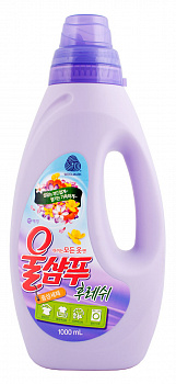 Kerasys (Aekyung) Средство жидкое для стирки деликатных тканей Wool Shampoo "Свежесть", 1 л