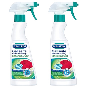 НАБОР Dr. Beckmann Спрей пятновыводитель желчное мыло, 250 мл 2 штуки