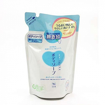 Cow Жидкое мыло для чувствительной кожи тела с растительными аминокислотами, мягкая упаковка, 400 мл.