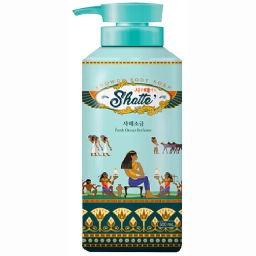 Mukunghwa Гель-эксфолиант для душа с солью мертвого моря 500мл / MUKUNGHWA shower body soap Dead Sea Salt With Fresh Ocean Perfume 500 мл