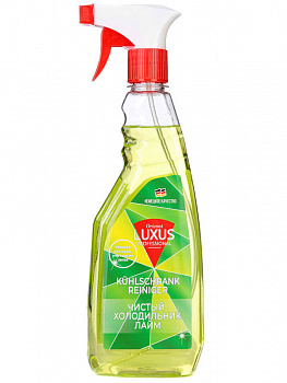 Luxus Professional ЧИСТЫЙ ХОЛОДИЛЬНИК ЛАЙМ высокоэффективное моющее средство, устраняет неприятные запахи, спрей 500 мл